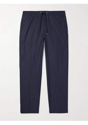 Moncler - Tapered Shell Drawstring Trousers - Men - Blue - IT 46