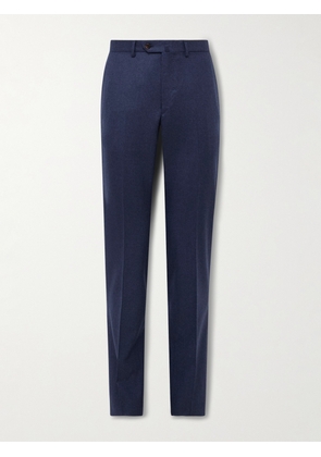 Caruso - Slim-Fit Wool-Flannel Suit Trousers - Men - Blue - IT 46