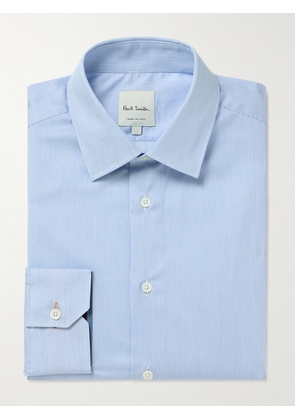 Paul Smith - Slim-Fit Striped Cotton-Poplin Shirt - Men - Blue - UK/US 15