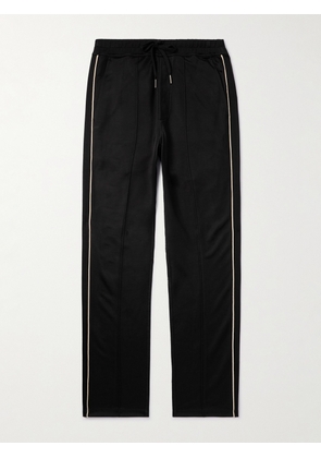 TOM FORD - Straight-Leg Piped Tech-Jersey Track Pants - Men - Black - IT 44