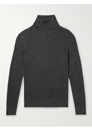 TOM FORD - Slim-Fit Cashmere and Silk-Blend Rollneck Sweater - Men - Black - IT 44