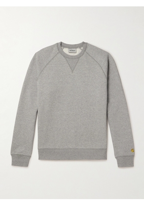 Carhartt WIP - Chase Cotton-Blend Jersey Sweatshirt - Men - Gray - S