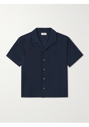 FRAME - Camp-Collar Lyocell-Blend Twill Shirt - Men - Blue - XS
