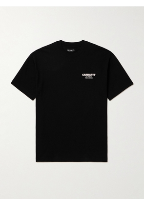 Carhartt WIP - Ducks Logo-Print Organic Cotton-Jersey T-Shirt - Men - Black - XS