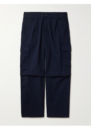 Carhartt WIP - Cole Straight-Leg Organic Cotton-Twill Cargo Trousers - Men - Blue - UK/US 30