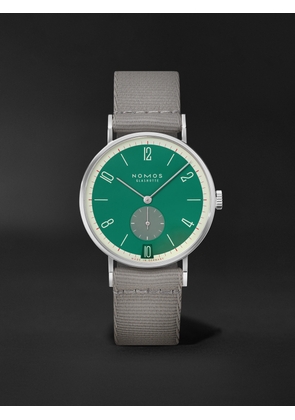 NOMOS Glashütte - Tangente 38 Date Schlossgrün Limited Edition Hand-Wound 37.5mm Stainless Steel Watch, Ref.No. 179.S26 - Men - Green