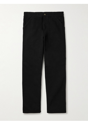 Carhartt WIP - Single Knee Straight-Leg Organic Cotton-Canvas Trousers - Men - Black - UK/US 29