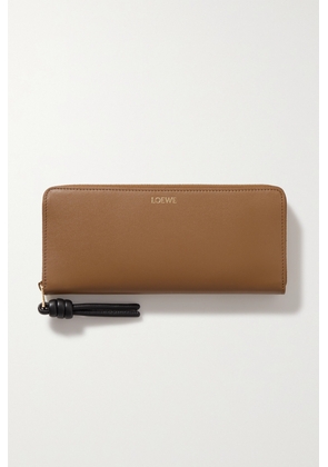Loewe - Knot Leather Wallet - Brown - One size