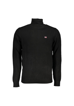 Black Fabric Sweater - M