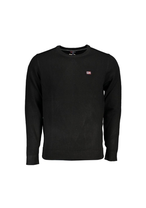Black Fabric Sweater - M