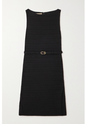 Gucci - Belted Wool-blend Bouclé Midi Dress - Black - IT38,IT40,IT42,IT44,IT46