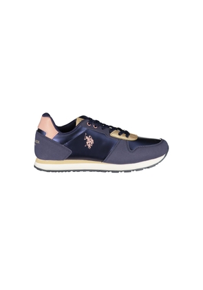 Blue Polyester Sneaker - EU35/US5