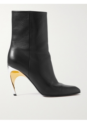 Alexander McQueen - Armadillo Leather Ankle Boots - Black - EU 37,EU 38,EU 38.5,EU 39,EU 39.5,EU 40,EU 41