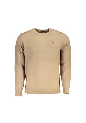 Brown Fabric Sweater - M
