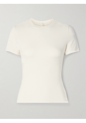Skims - Stretch-cotton Jersey T-shirt - Marble - Ivory - XXS,XS,S,M,L,XL,2XL,3XL,4XL