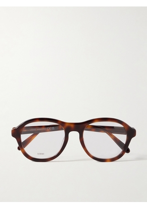 Loewe - Round-frame Tortoiseshell Acetate Optical Glasses - One size
