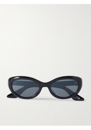 Oliver Peoples - + Khaite 1969 Oval-frame Acetate Sunglasses - Black - One size