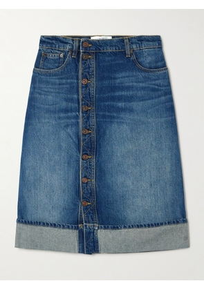 Victoria Beckham - Denim Midi Skirt - Blue - 24,25,26,27,28,29,30,31