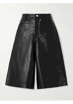 Victoria Beckham - Leather Shorts - Black - UK 6,UK 8,UK 10,UK 12,UK 14