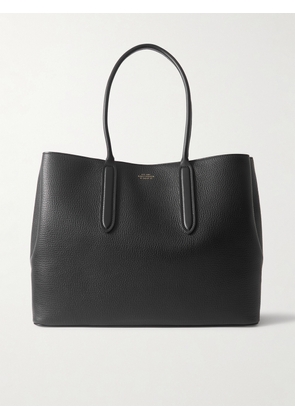 Smythson - Ludlow Textured-leather Tote - Black - One size