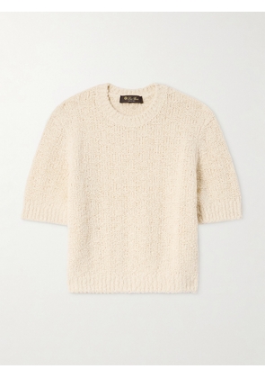 Loro Piana - Follecchio Cashmere And Silk-blend Sweater - Cream - IT38,IT40,IT46,IT48