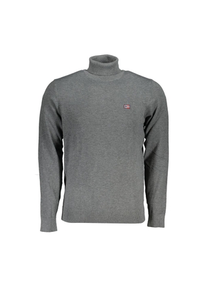 Gray Fabric Sweater - M