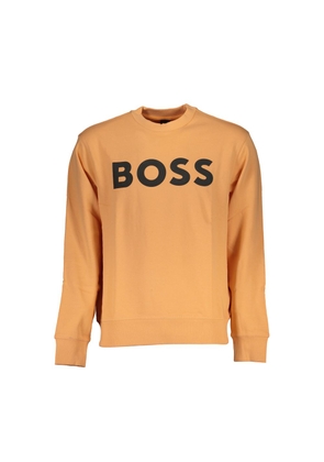 Orange Cotton Sweater - S