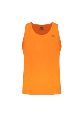Orange Cotton Shirt - M