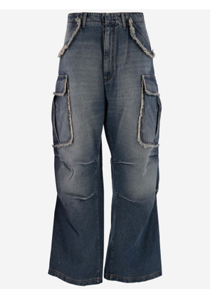 Darkpark Multi-Pocket Wide Jeans