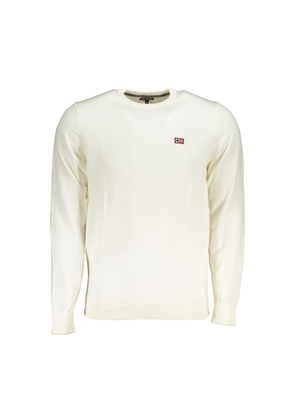White Fabric Sweater - XXL