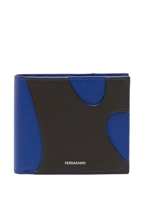 Ferragamo panelled bi-fold leather wallet - Brown