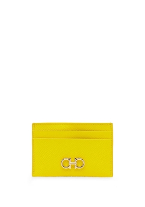 Ferragamo Gancini leather cardholder - Yellow