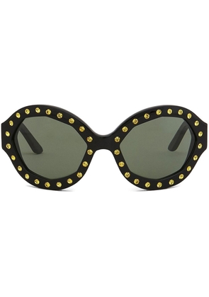 Marni Eyewear Naica Mine round-frame sunglasses - Black