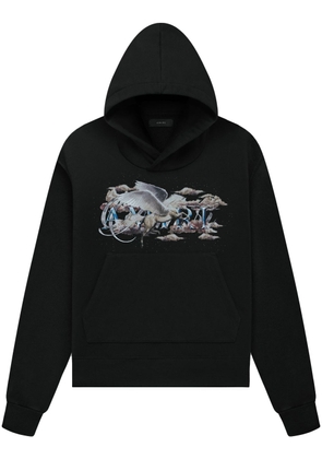 AMIRI graphic print hoodie - Black