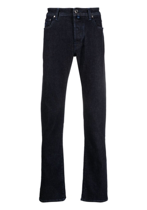 Jacob Cohën logo-patch slim-fit jeans - Blue