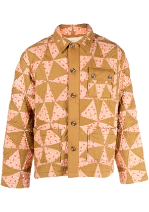 BODE Kaleidoscope quilt jacket - Neutrals