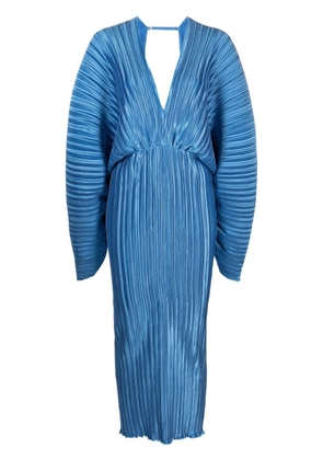 L'IDÉE Galerie pleated midi dress - Blue