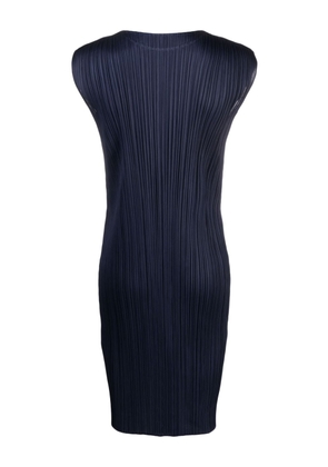 Pleats Please Issey Miyake Monthly Colors August pleated dress - Blue