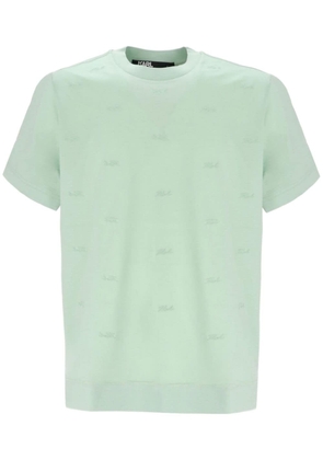 Karl Lagerfeld logo-print cotton t-shirt - Green