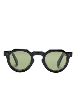 Lesca Crown pantos-frame sunglasses - Black