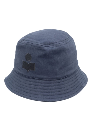 ISABEL MARANT Haley logo-embroidered bucket hat - Blue