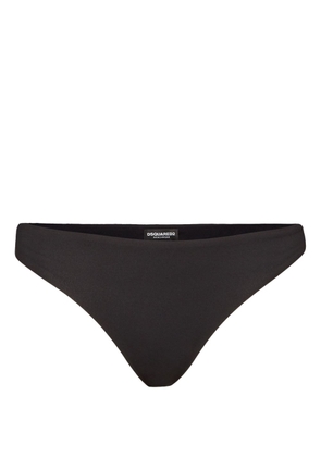 DSQUARED2 logo-print bikini bottoms - Grey