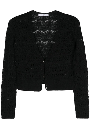 IRO Leylae open-knit cardigan - Black