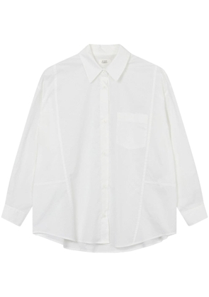 STUDIO TOMBOY classic-collar cotton shirt - White