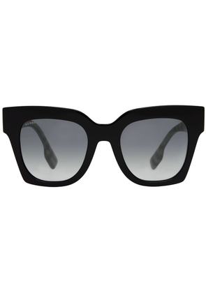 Burberry Vintage Check square-frame sunglasses - Black