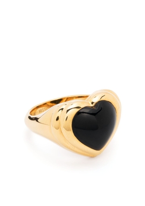 Missoma Jelly Heart gemstone ring - Gold