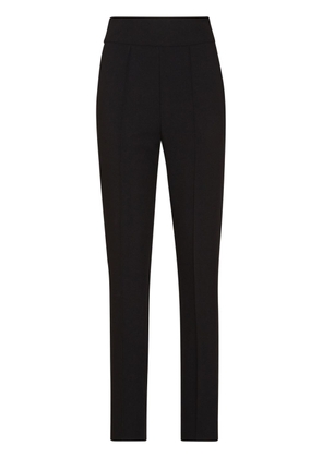 Philipp Plein slim-cut crepe trousers - Black