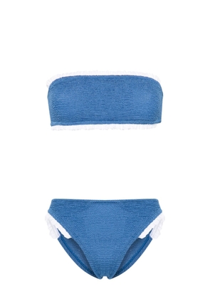 Hunza G Tracey crinkled bikini - Blue
