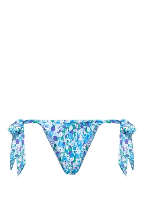 CHÉ Costa floral-print bikini bottoms - Blue