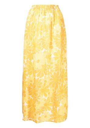 Faithfull the Brand Danita floral-print maxi skirt - Orange